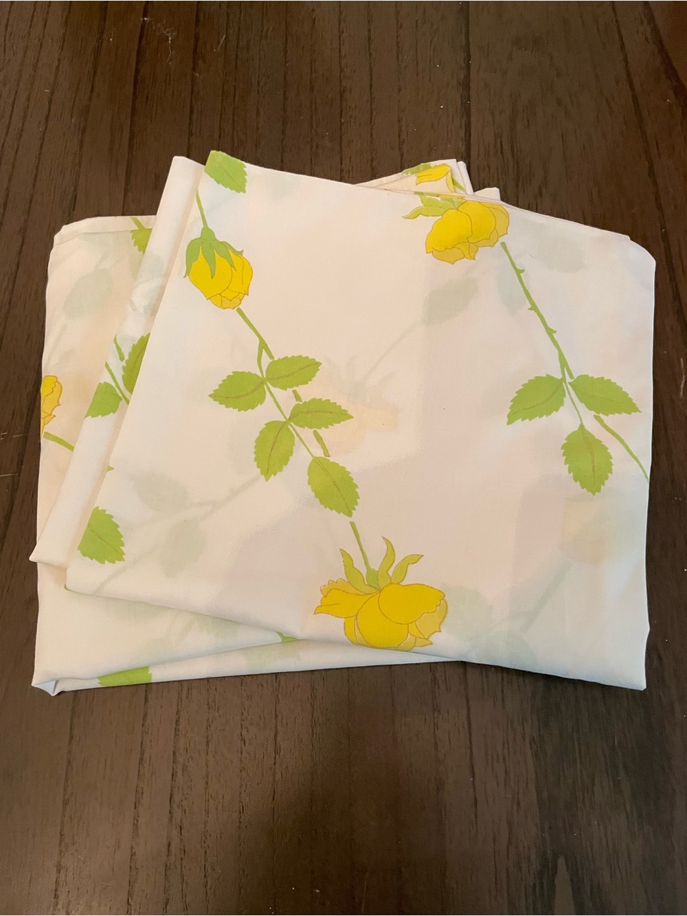 Vintage Yellow Rose Print pillowcases